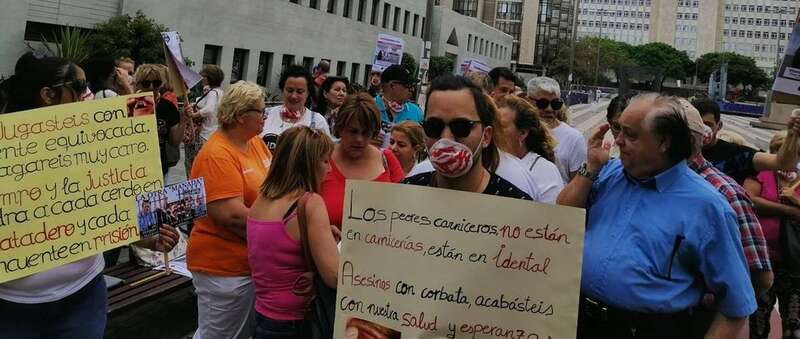 Imagen de archivo de una concentración de afectados por iDental/TA.